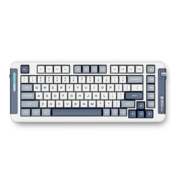 Купить Беспроводная механическая клавиатура MCHOSE X75, темно-синий, Icy Creamsicle Switch. Английская раскладка